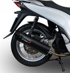 GPR exhaust Honda Dylan 150 2000-2006, Furore Nero, Homologated legal full system exhaust, including removable db killer - GPR Exhausts