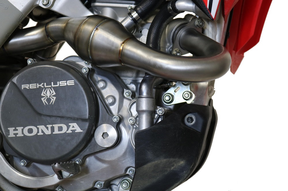 GPR exhaust Honda Crf 450 R-RX 2017-2020, Pentacross Inox, Racing full system exhaust, including dual silencers, removable db killers/spark arrestors - GPR Exhausts