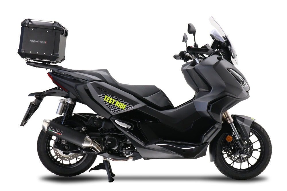 GPR Tech Alpi-Tech 35L Aluminium Top Case with Specific Fitting Plate - Honda Forza 125 (2015–2023) - Black - image 4