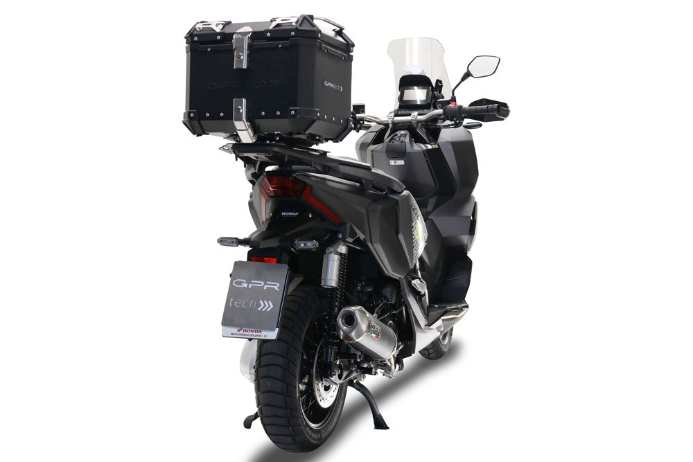 GPR Tech Alpi-Tech 26L Aluminium Top Case with Specific Fitting Plate - Honda Forza 125 (2015–2023) - Black - image 3