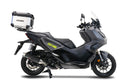 GPR Tech Alpi-Tech 35L Aluminium Top Case with Specific Fitting Plate - Honda Forza 125 (2015–2023) - Silver