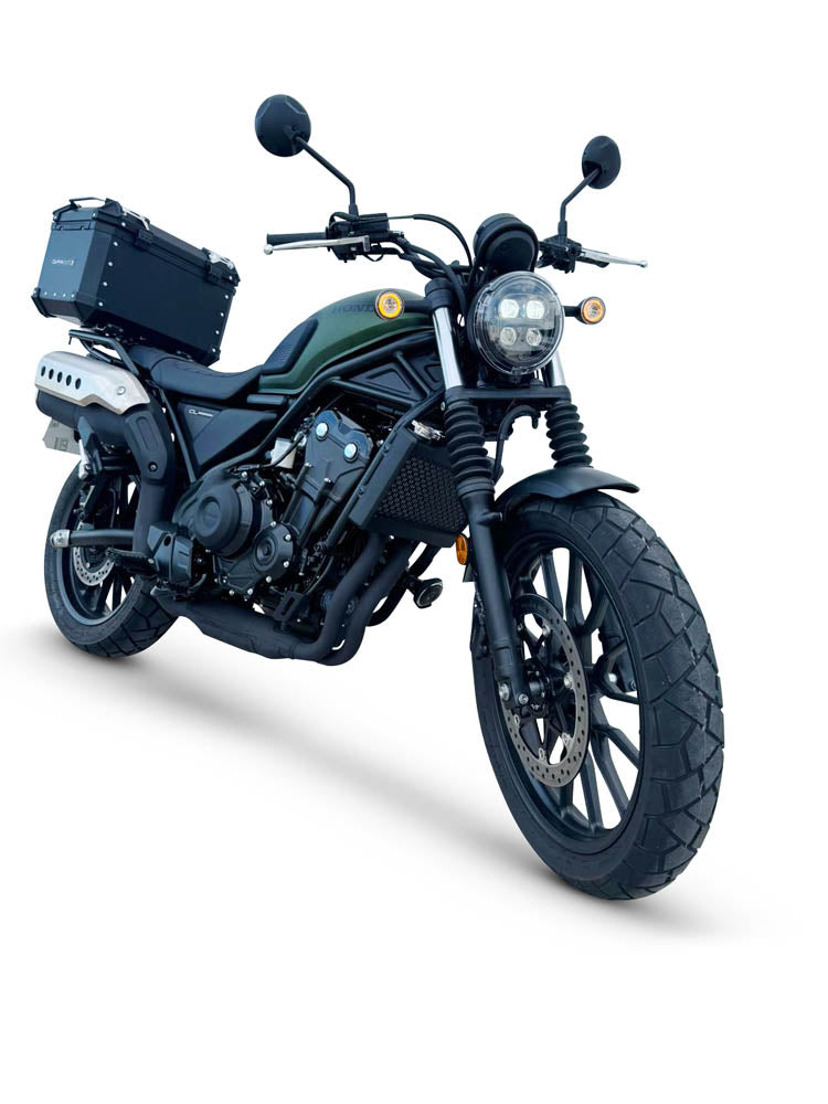 GPR Tech Alpi-Tech 35L Aluminium Top Case with Specific Fitting Plate - Honda CL 500 (2023–2025) - Black - image 2