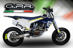 GPR exhaust Husqvarna FS 450 2016-2017, Albus Ceramic, Racing full system exhaust, including removable db killer - GPR Exhausts