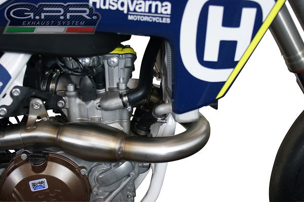 GPR exhaust Husqvarna FS 450 2016-2017, Furore Poppy, Racing full system exhaust, including removable db killer - GPR Exhausts