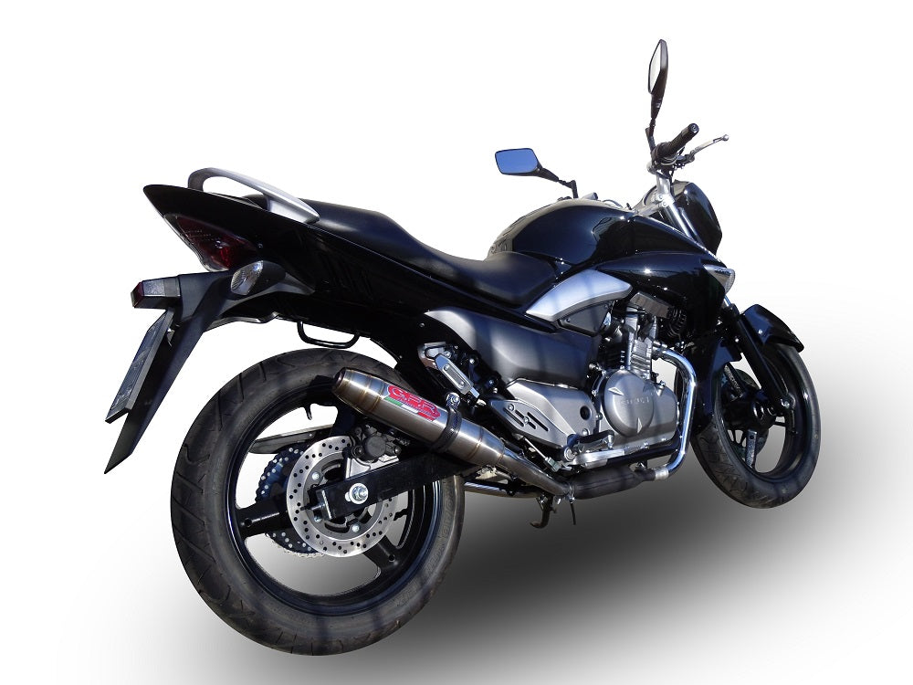 GPR exhaust Suzuki Gw 250 F Inazuma 2012-2017, Deeptone Inox, Dual racing slip-on exhaust including link pipes - GPR Exhausts