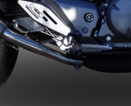 GPR exhaust Suzuki Gw 250 F Inazuma 2012-2017, Albus Ceramic, Dual Homologated legal slip-on exhaust including removable db killers and link pipes - GPR Exhausts