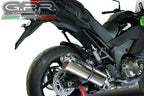 GPR exhaust Kawasaki Versys 1000 I.E. 2017-2018, Trioval, Homologated legal slip-on exhaust including removable db killer and link pipe - GPR Exhausts