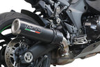 GPR exhaust Kawasaki Ninja 1000 Sx 2021-2024, M3 Black Titanium, Homologated legal slip-on exhaust including removable db killer and link pipe - GPR Exhausts