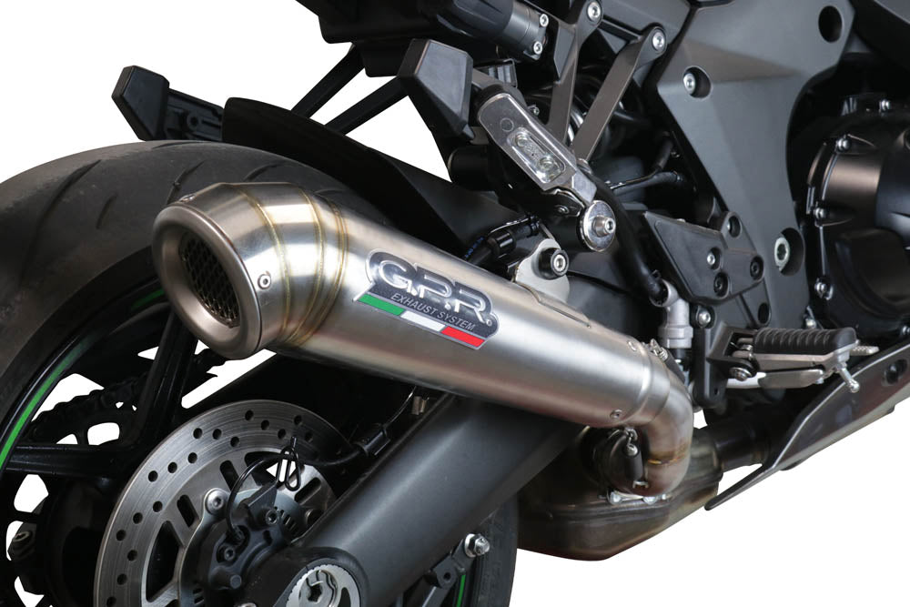 GPR exhaust Kawasaki Ninja 1000 Sx 2020-2020, Powercone Evo, Homologated legal slip-on exhaust including removable db killer and link pipe - GPR Exhausts