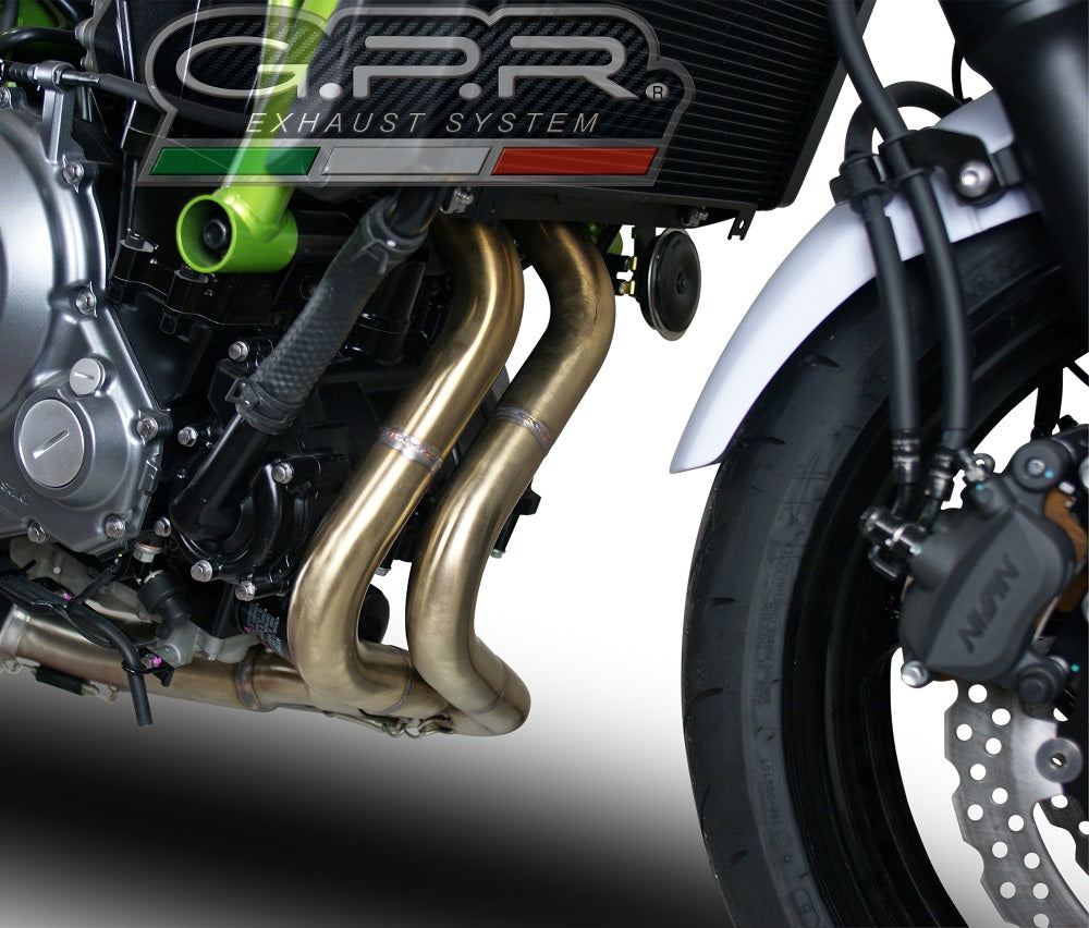GPR exhaust Kawasaki Z 650 2017-2020, Albus Evo4, full system exhaust legal for UK and non-EU countries including removable db killer - GPR Exhausts