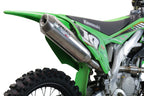 GPR exhaust Kawasaki KX 250 F 2017-2020, Pentacross Inox, Racing full system exhaust, including removable db killer/spark arrestor - GPR Exhausts
