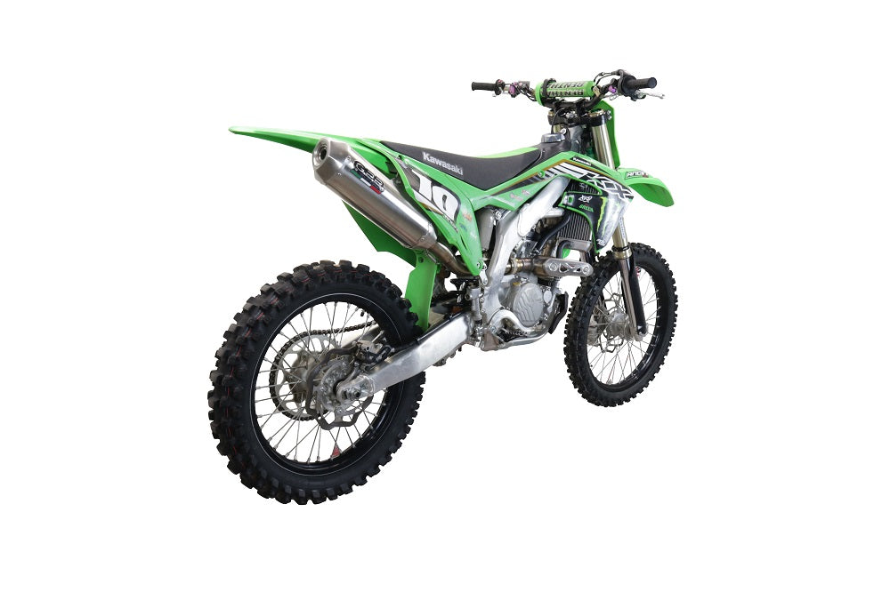 GPR exhaust Kawasaki KX 250 F 2021-2023, Pentacross Inox, Racing full system exhaust, including removable db killer/spark arrestor - GPR Exhausts