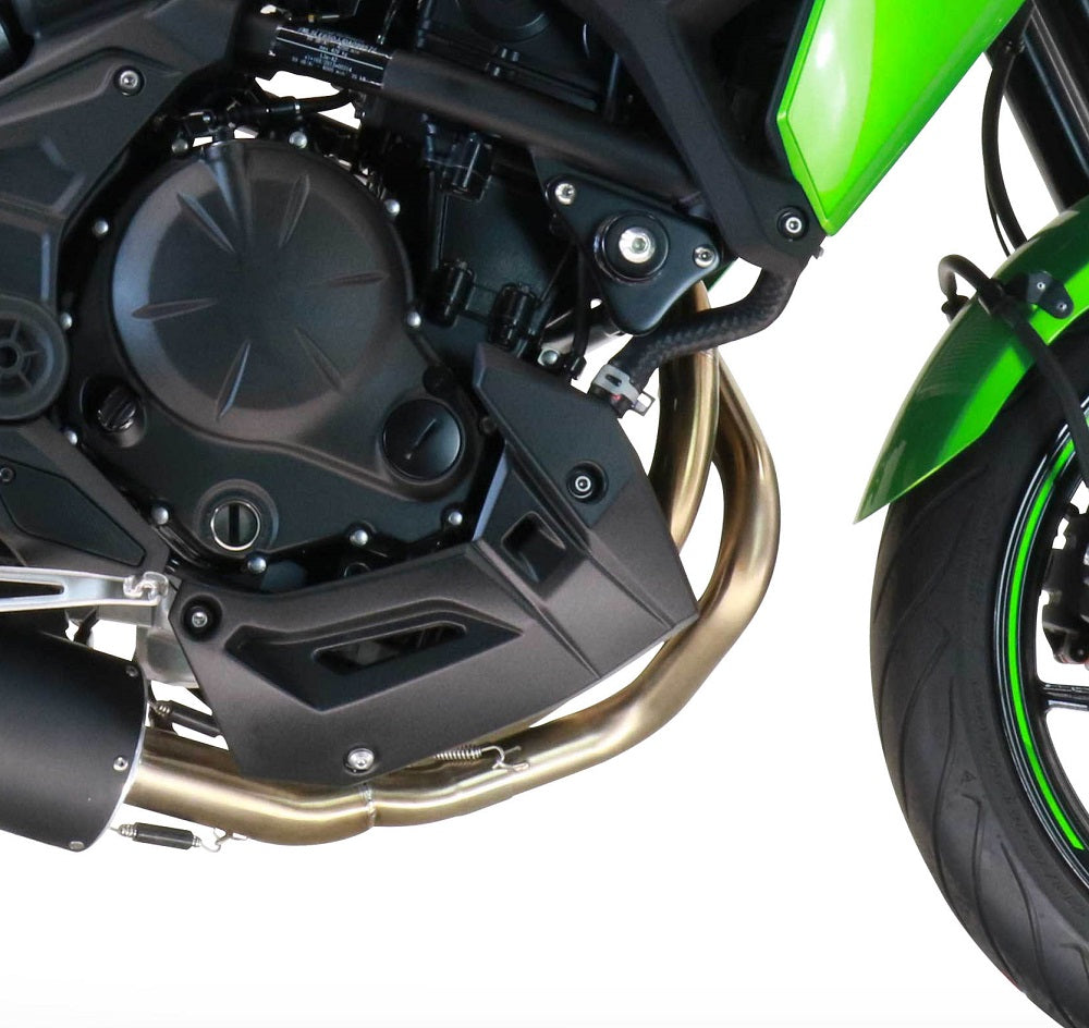 GPR exhaust Kawasaki Versys 650 2023-2024, Furore Nero, full system exhaust legal for UK and non-EU countries including removable db killer - GPR Exhausts