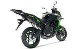 GPR exhaust Kawasaki Versys 650 2023-2024, Furore Nero, full system exhaust legal for UK and non-EU countries including removable db killer - GPR Exhausts