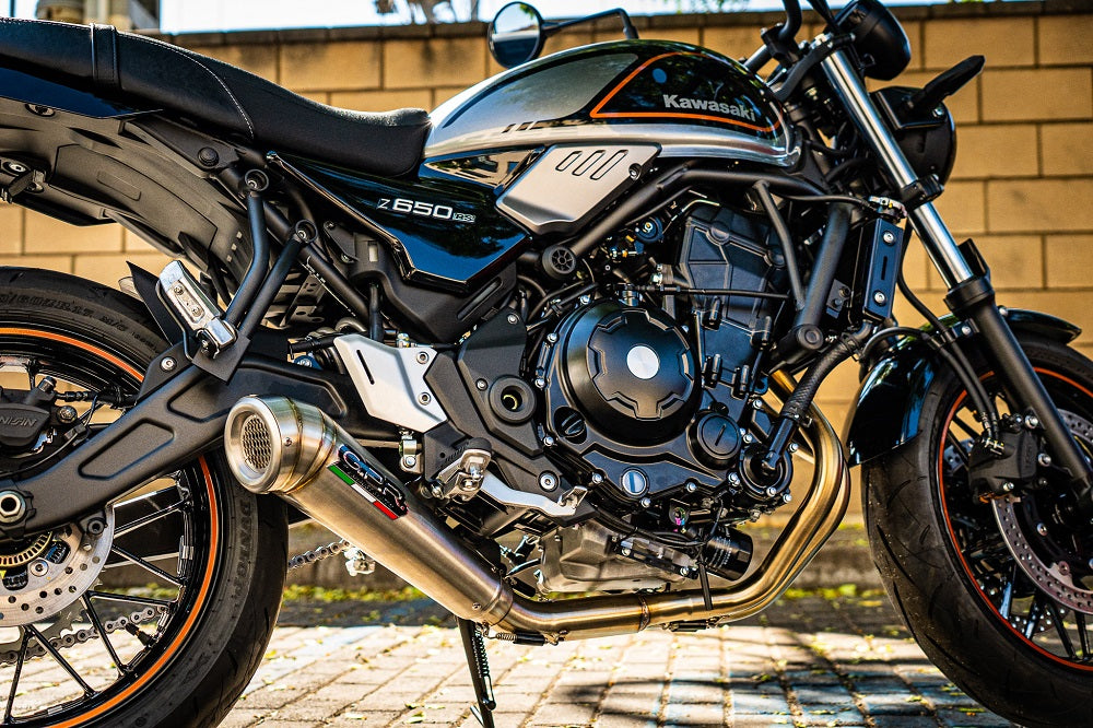 GPR exhaust Kawasaki Z 650 RS 2021-2023, Powercone Evo, full system exhaust legal for UK and non-EU countries including removable db killer - GPR Exhausts