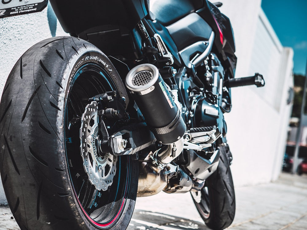 GPR exhaust Kawasaki Z 900 2017-2024, M3 Black Titanium, Homologated legal slip-on exhaust including removable db killer and link pipe - GPR Exhausts