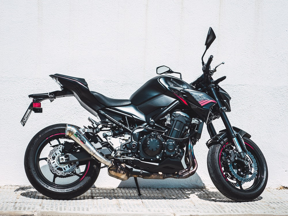 GPR exhaust Kawasaki Z 900 E 2017-2020, Powercone Evo, Homologated legal slip-on exhaust including removable db killer and link pipe - GPR Exhausts