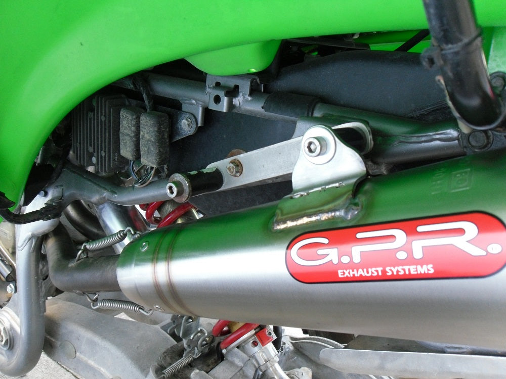 GPR exhaust Kawasaki Kfx 700 2004-2011, Powercone Evo, Homologated legal full system exhaust including dual silencers and removable db killers - GPR Exhausts