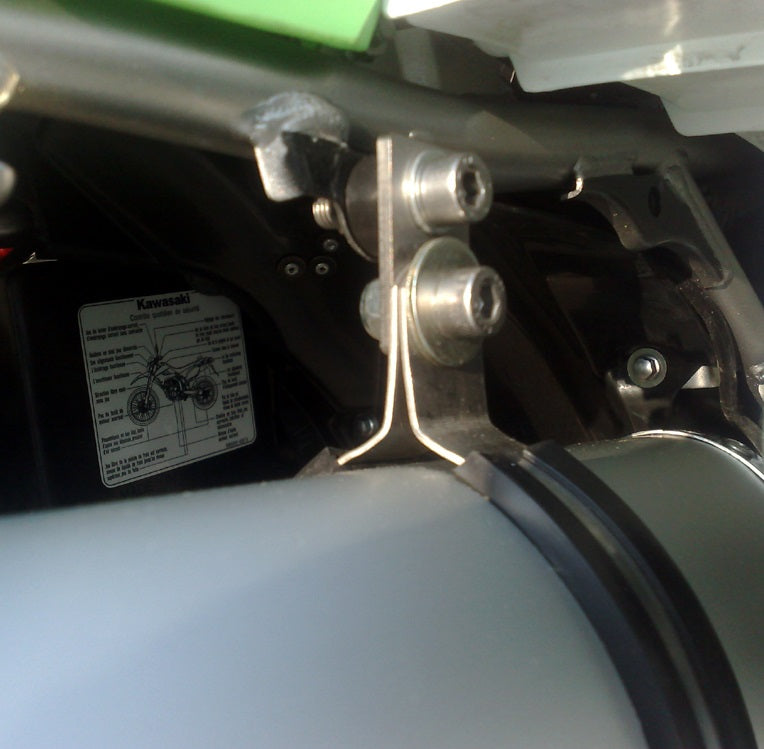 GPR exhaust Kawasaki KLX 250 S 2009-2017, Satinox , Homologated legal slip-on exhaust including removable db killer and link pipe - GPR Exhausts