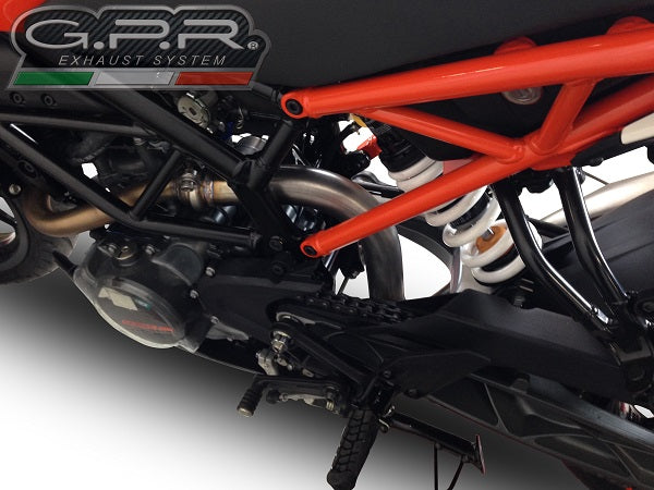 GPR exhaust Ktm Duke 250 2021-2023, Decat pipe - GPR Exhausts