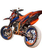 GPR exhaust Ktm EGS Adventure - LC4  1999-2003, Furore Nero, Homologated legal slip-on exhaust including removable db killer and link pipe - GPR Exhausts