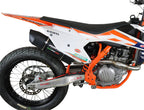 GPR exhaust Ktm SX-F 450 2016-2018, Furore Nero, Racing full system exhaust, including removable db killer/spark arrestor - GPR Exhausts