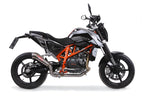 GPR exhaust Ktm Duke 690 2017-2020, Powercone Evo, Homologated legal slip-on exhaust including removable db killer and link pipe - GPR Exhausts