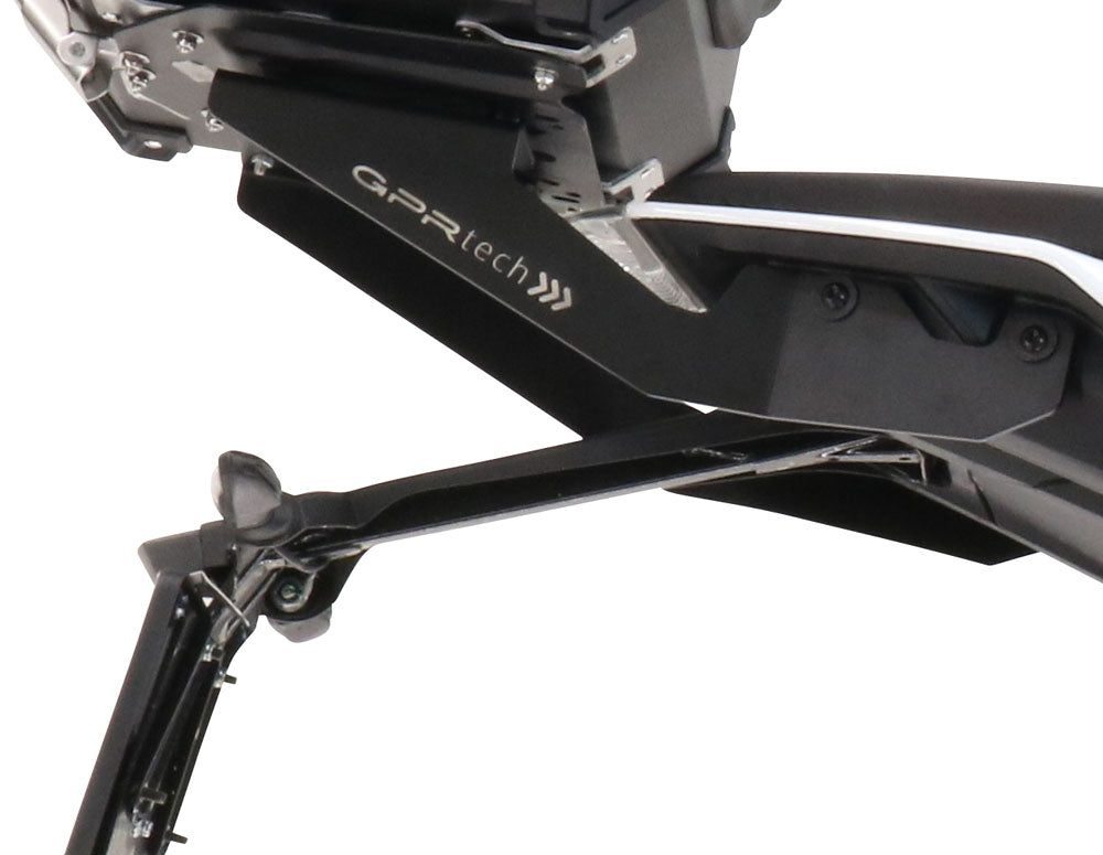 GPR Tech Alpi-Tech 26L Aluminium Top Case with Roof Rack & Specific Fitting Plate - KTM Duke 125 (2017–2020) - Silver - image 2