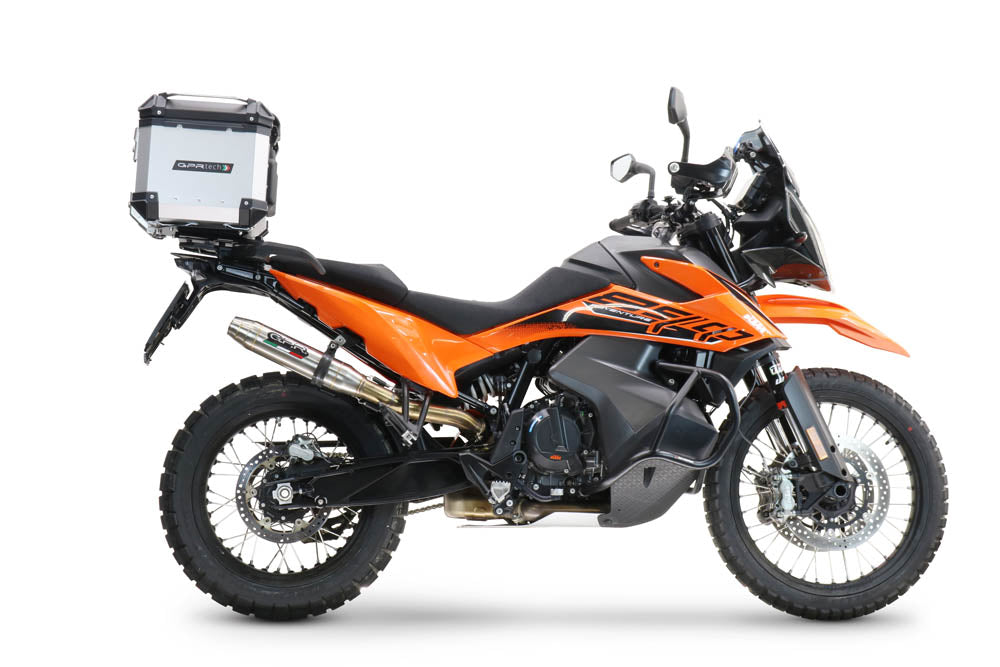 GPR Tech Alpi-Tech 35L Aluminium Top Case with Specific Fitting Plate - Husqvarna Norden 901 (2022–2024) - Silver - image 4