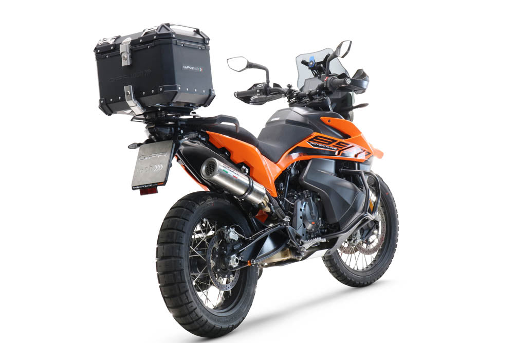 GPR Tech Alpi-Tech 35L Aluminium Top Case with Specific Fitting Plate - Husqvarna Norden 901 (2022–2024) - Black - image 3