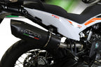 GPR exhaust Ktm Adventure 790 2018-2020, Furore Nero, Racing slip-on exhaust including link pipe - GPR Exhausts