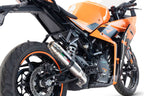 GPR exhaust Ktm Rc 390 2022-2024, Deeptone Inox, Homologated legal slip-on exhaust including removable db killer and link pipe - GPR Exhausts