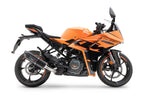 GPR exhaust Ktm Rc 390 2022-2024, Furore Nero, Racing slip-on exhaust including link pipe and removable dbkiller - GPR Exhausts