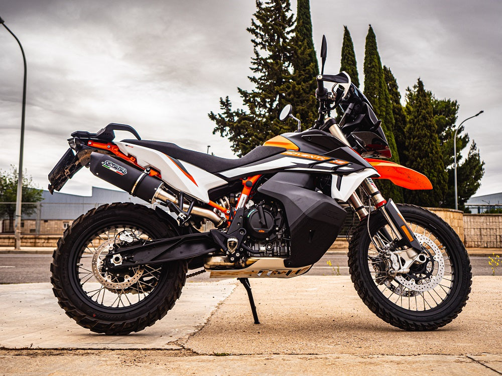 GPR exhaust Ktm Adventure 890 2020-2024, Furore Nero, Racing slip-on exhaust including link pipe - GPR Exhausts