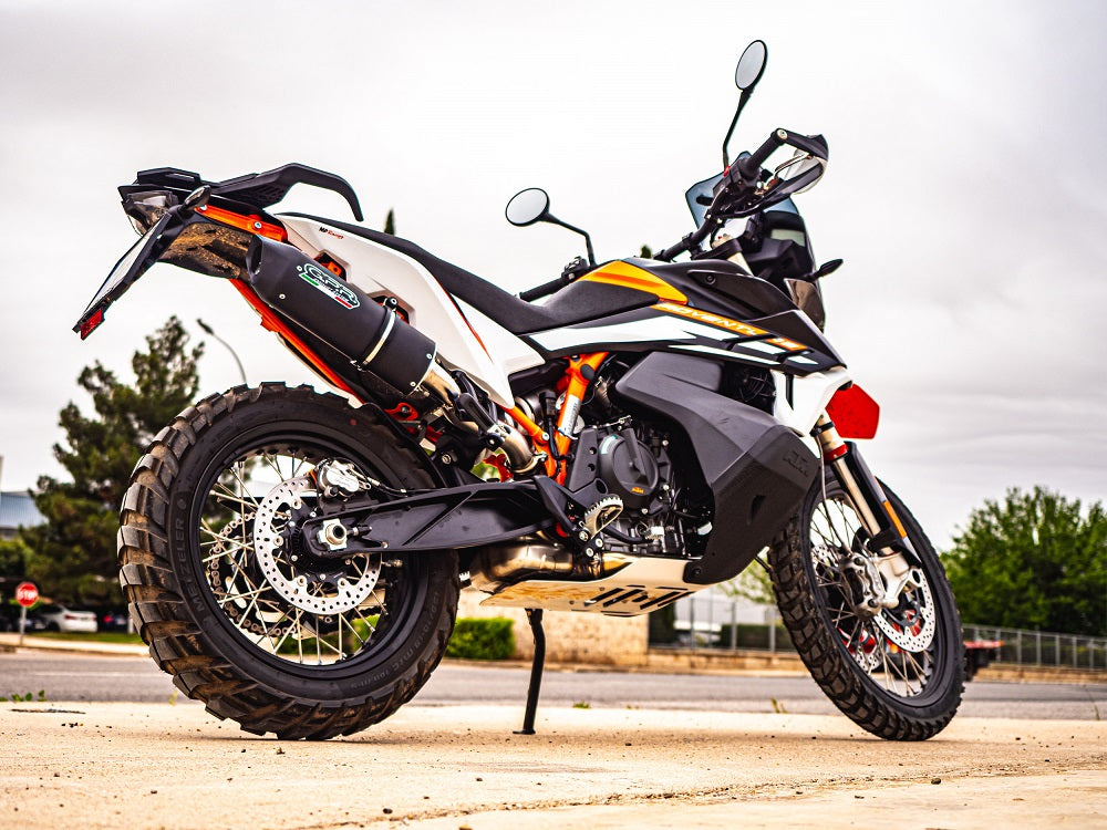 GPR exhaust Ktm Adventure 890 2020-2024, Furore Nero, Racing slip-on exhaust including link pipe - GPR Exhausts
