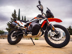 GPR exhaust Ktm Adventure 890 2021-2024, Dual Poppy, Homologated legal slip-on exhaust including removable db killer and link pipe - GPR Exhausts