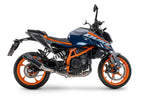 GPR exhaust Ktm Duke 390 2024-2025, M3 Black Titanium, Homologated legal slip-on exhaust including removable db killer and link pipe - GPR Exhausts
