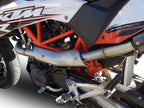 GPR exhaust Ktm Smc 690 R 2007-2016, Albus Ceramic, Homologated legal full system exhaust, including removable db killer - GPR Exhausts