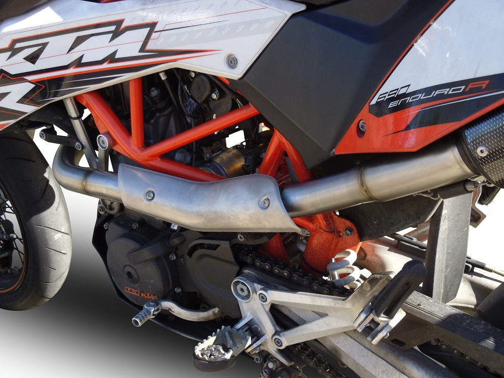 GPR exhaust Ktm Smc 690 R 2007-2016, Albus Ceramic, Homologated legal full system exhaust, including removable db killer - GPR Exhausts