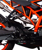 GPR exhaust Ktm Rc 200 2014-2021, Albus Ceramic, Homologated legal slip-on exhaust including removable db killer and link pipe - GPR Exhausts