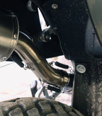 GPR exhaust Ktm EGS Adventure - LC4  1999-2003, Furore Nero, Homologated legal slip-on exhaust including removable db killer and link pipe - GPR Exhausts