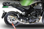 GPR exhaust Benelli Leoncino 500 2017-2024, Powercone Evo, Homologated legal slip-on exhaust including removable db killer and link pipe - GPR Exhausts