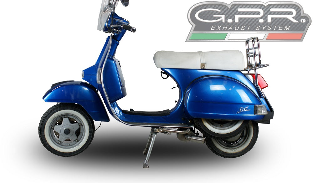 GPR exhaust Lml Star 200 4T a marce - 4ST with gears 2011-2016, Alluminio, Homologated legal full system exhaust, including removable db killer - GPR Exhausts
