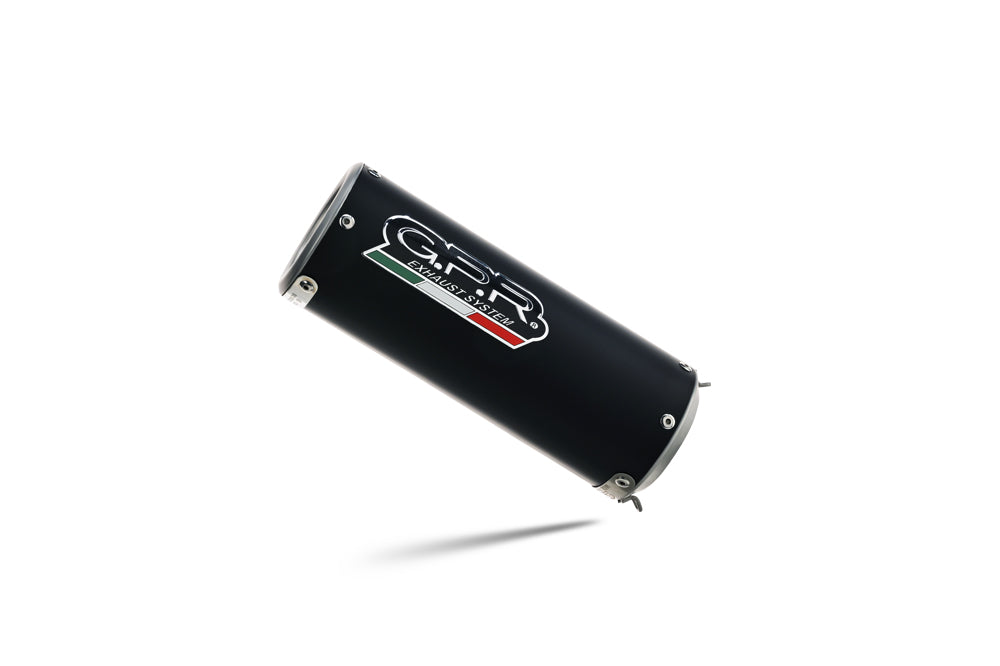 GPR exhaust Suzuki Gsx-S 1000  2015-2016, M3 Black Titanium, Homologated legal slip-on exhaust including removable db killer and link pipe - GPR Exhausts