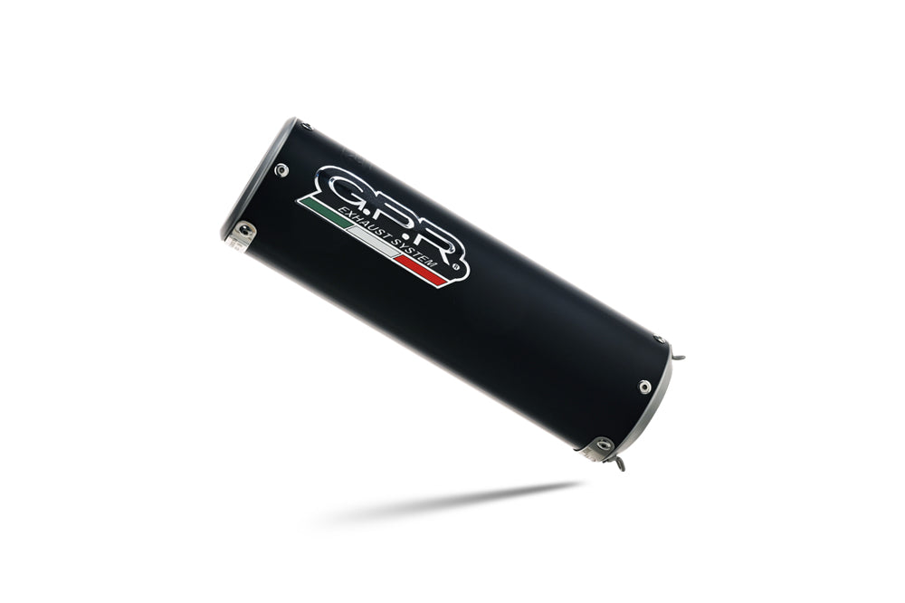 GPR exhaust Honda Cmx 300 Rebel 2017-2020, M3 Black Titanium, Homologated legal slip-on exhaust including removable db killer and link pipe - GPR Exhausts