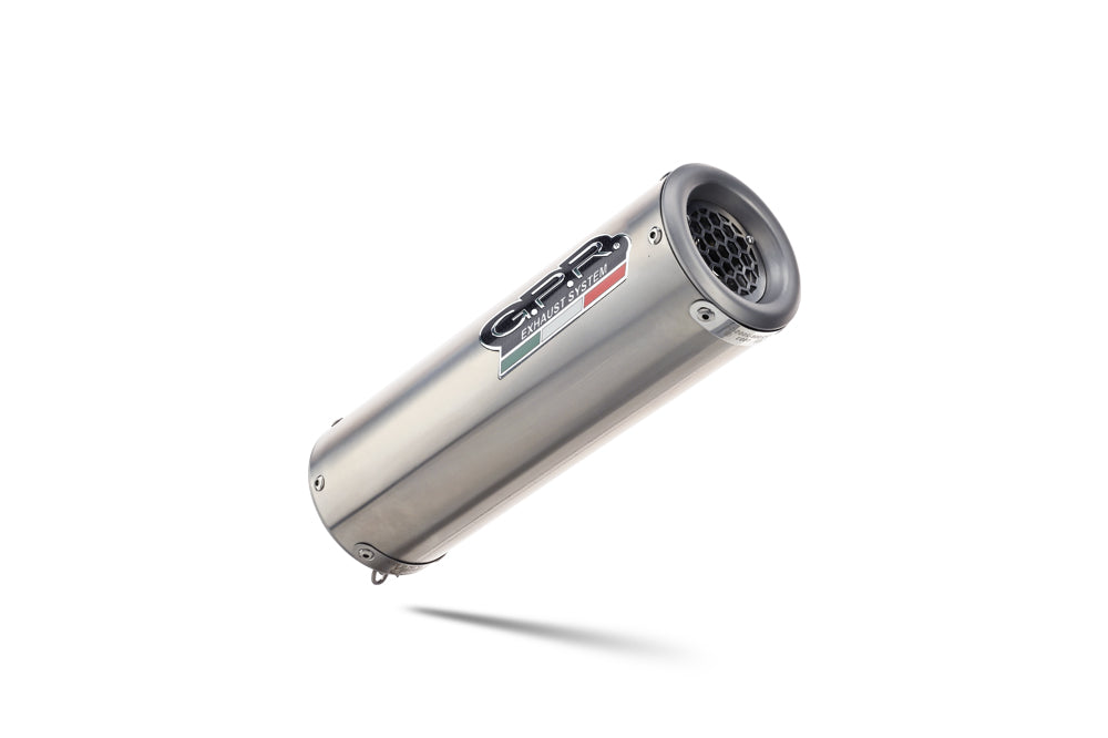 GPR exhaust Moto Guzzi V85 TT 2021-2024, M3 Inox , Racing slip-on exhaust including link pipe - GPR Exhausts