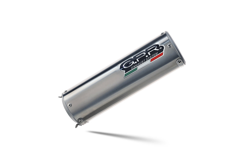GPR exhaust Moto Guzzi Sport 1200 8V 2008-2013, M3 Inox , Homologated legal slip-on exhaust including removable db killer and link pipe - GPR Exhausts