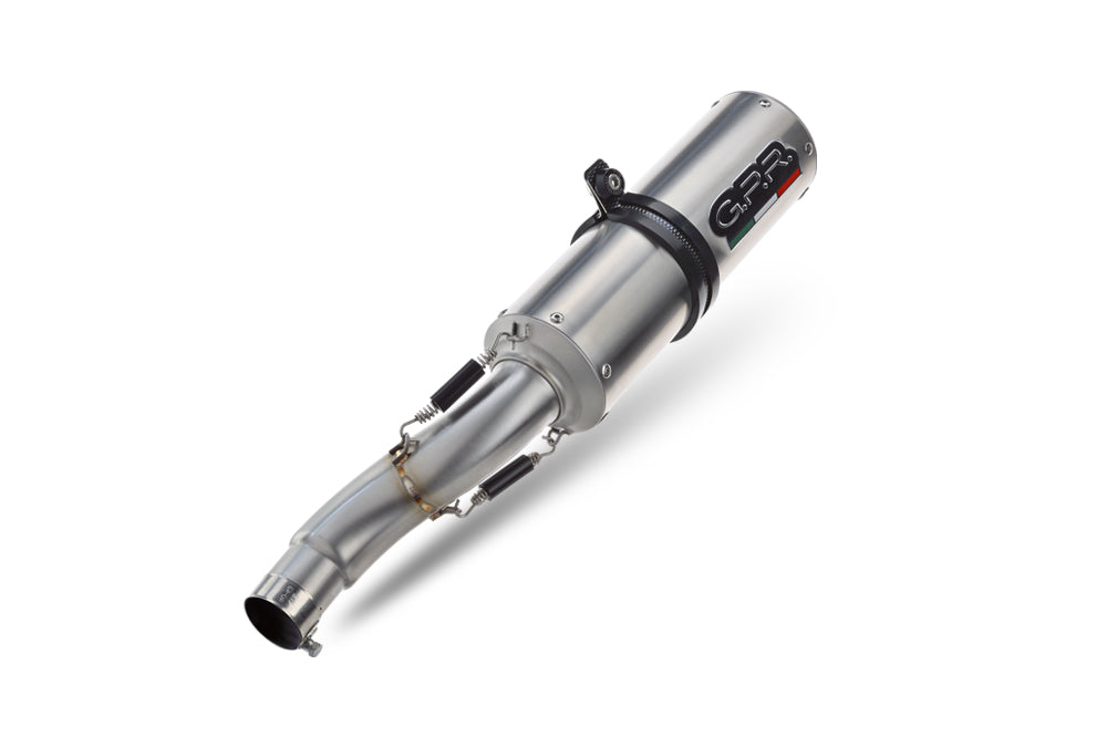 GPR exhaust Moto Guzzi Sport 1200 8V 2008-2013, M3 Inox , Homologated legal slip-on exhaust including removable db killer and link pipe - GPR Exhausts