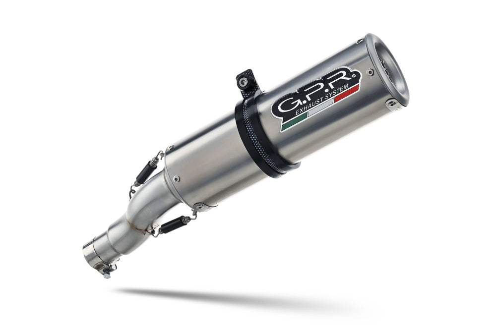 GPR exhaust Moto Guzzi Sport 1200 8V 2008-2013, M3 Inox , Homologated legal slip-on exhaust including removable db killer and link pipe - GPR Exhausts