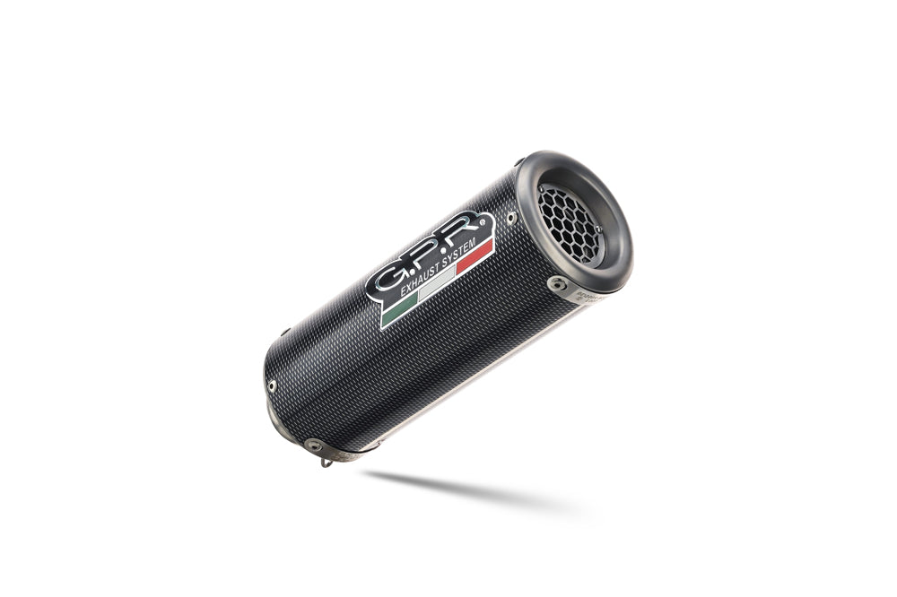 GPR exhaust Bmw R Nine-T 1200 -Pure -Racer -Urban G-S 2017-2023, M3 Poppy , Homologated legal slip-on exhaust including removable db killer and link p - GPR Exhausts